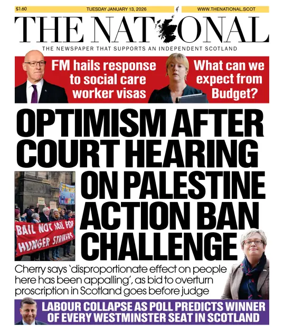 Cover of The National (Scotland)