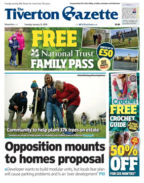 Cover of The Tiverton Gazette