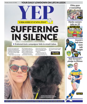 Cover of Yorkshire Evening Post