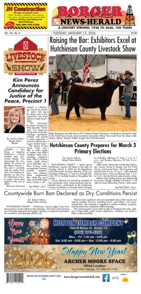 Cover of Borger News-Herald