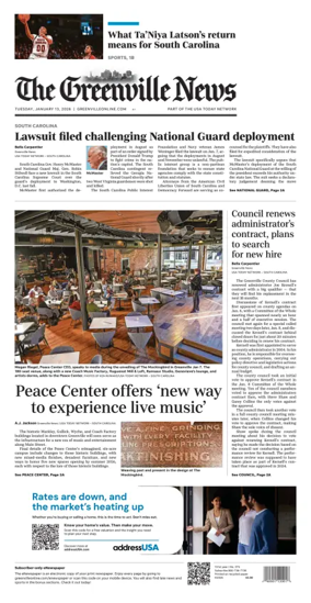 Cover of The Greenville News