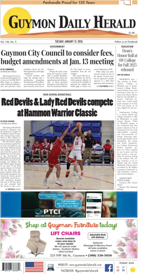 Cover of Guymon Daily Herald