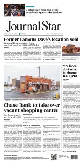 Cover of Journal Star (Peoria)