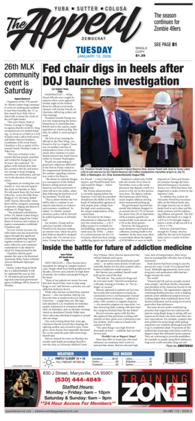 Cover of Marysville Appeal-Democrat