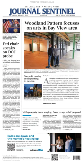 Cover of Milwaukee Journal Sentinel