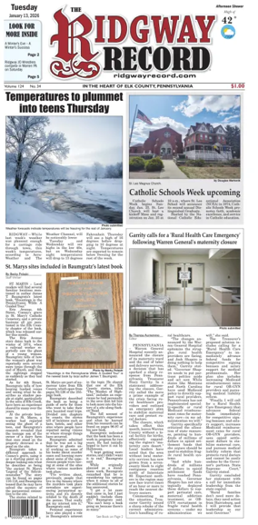 Cover of Ridgway Record