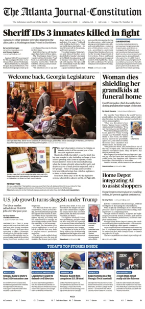 Cover of The Atlanta Journal-Constitution