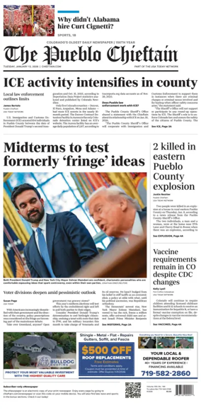 Cover of The Pueblo Chieftain