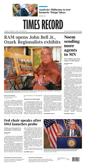 Cover of Times Record (Ft. Smith Southwest)