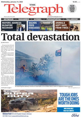 Cover of Seymour Telegraph