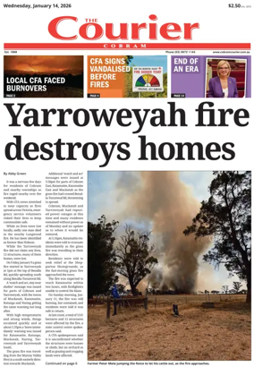 Cover of The Cobram Courier