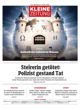 Cover of Kleine Zeitung Steiermark