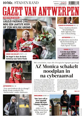 Cover of Gazet van Antwerpen Metropool Stad