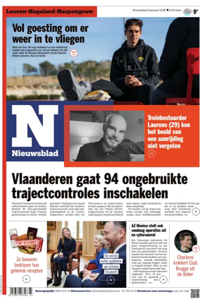 Cover of Het Nieuwsblad