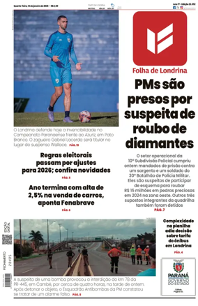 Cover of Folha de Londrina