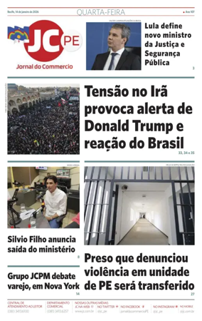 Cover of Jornal do Commercio