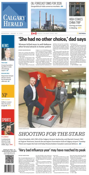 Cover of Calgary Herald