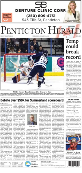 Cover of Penticton Herald