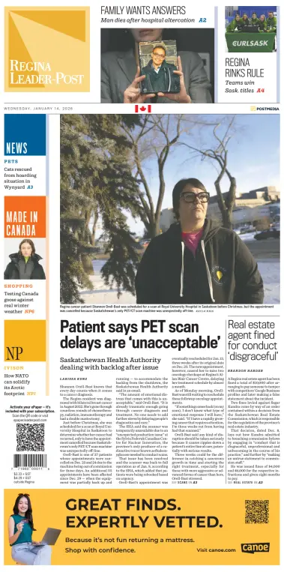 Cover of Regina Leader-Post
