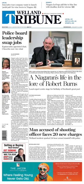 Cover of The Welland Tribune