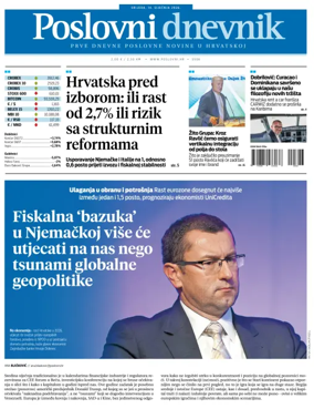 Cover of Poslovni Dnevnik