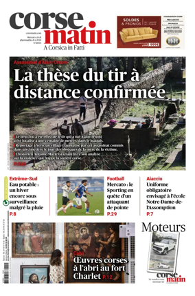 Cover of Corse Matin