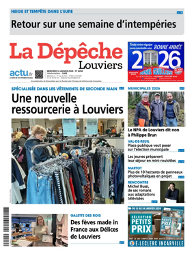 Cover of La Depeche Louviers