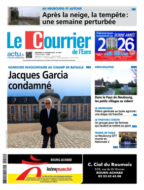 Cover of Le Courrier de l'Eure
