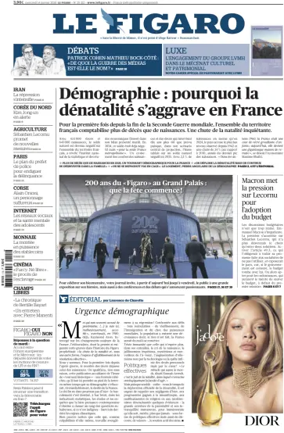 Cover of Le Figaro