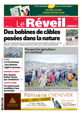 Cover of Le Reveil du Vivarais – edition Annonay