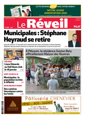Cover of Le Reveil du Vivarais – edition Pilat