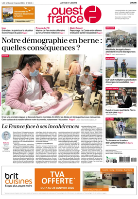 Cover of Ouest France (Dinan)