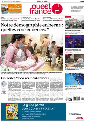 Cover of Ouest France (Orne)