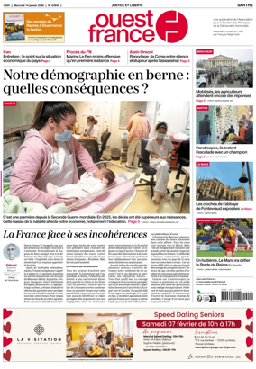 Cover of Ouest France (Sarthe)