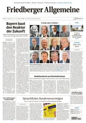 Cover of Friedberger Allgemeine