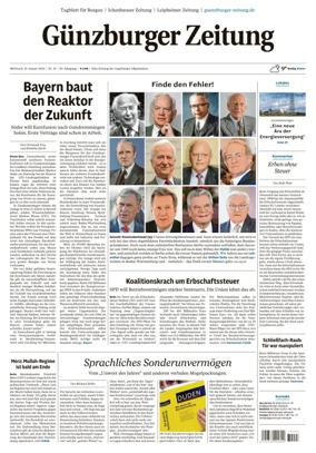 Cover of Guenzburger Zeitung