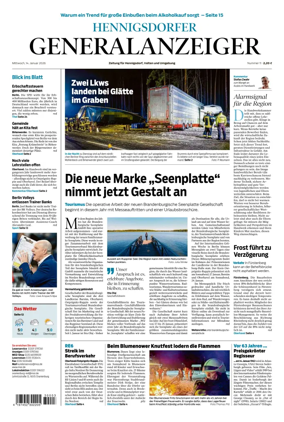 Cover of Hennigsdorfer Generalanzeiger