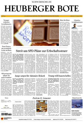 Cover of Heuberger Bote