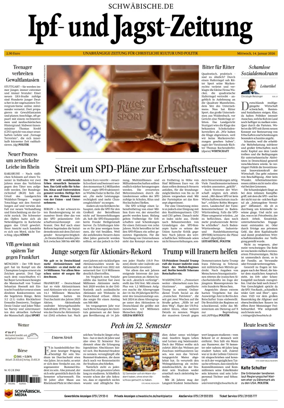 Cover of Ipf- und Jagst-Zeitung