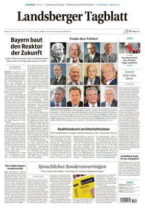 Cover of Landsberger Tagblatt