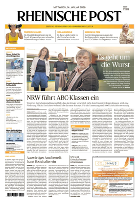 Cover of Rheinische Post Duesseldorf Meerbusch