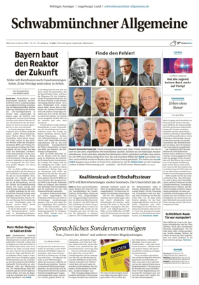 Cover of Schwabmunchner Allgemeine