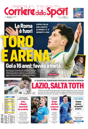 Cover of Corriere dello Sport (Roma)