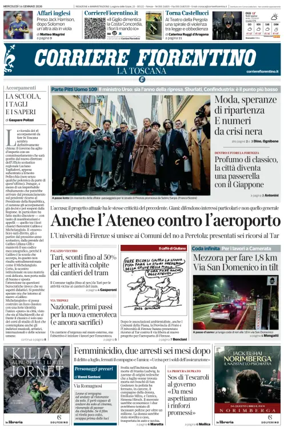 Cover of Corriere Fiorentino