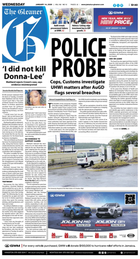 Cover of Jamaica Gleaner