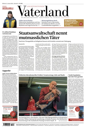 Cover of Liechtensteiner Vaterland