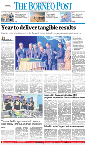 Cover of The Borneo Post