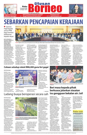 Cover of Utusan Borneo (Sabah)