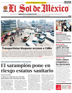 Cover of El Sol de Mexico