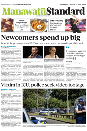 Cover of Manawatu Standard